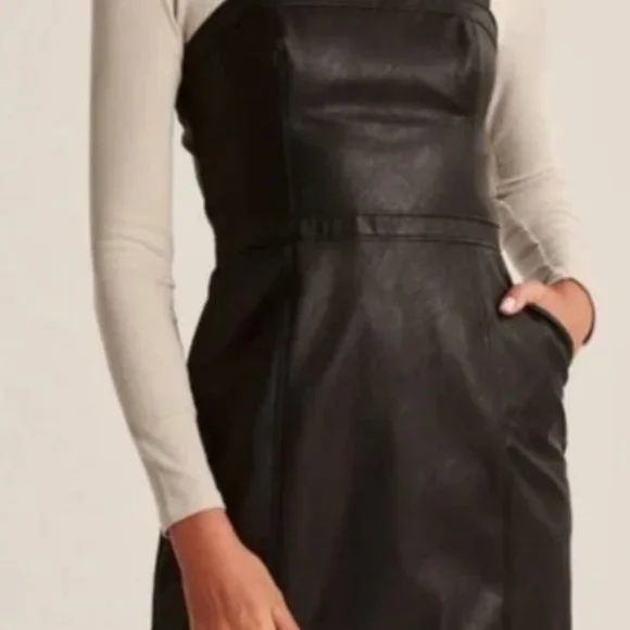 Abercrombie & Fitch | Dresses | Vegan Leather Mini Dress By Abercrombie  Fitch | Poshmark